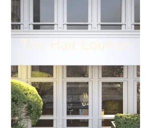 Custom text: The Hair Lounge