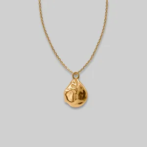 Dainty Teardrop Pendant Long Necklace