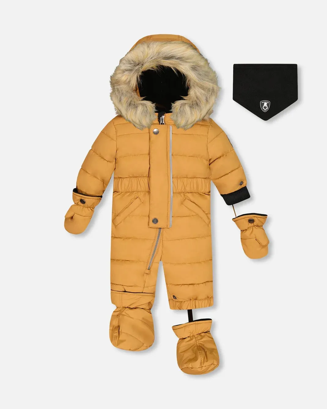 deux par deux Baby Solid One Piece Snowsuit