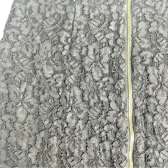 Diane von Furstenberg Black Lace Pencil Skirt