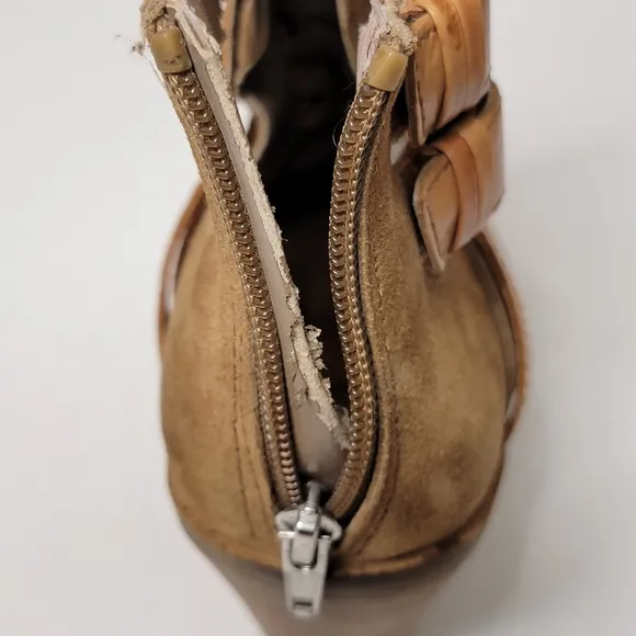 DOLCE VITA Suede stacked heel booties size 9