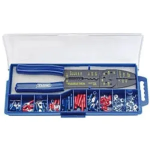 Draper 13658 5 Way Crimping Tool & Terminal Kit, 240Mm Dr-13658