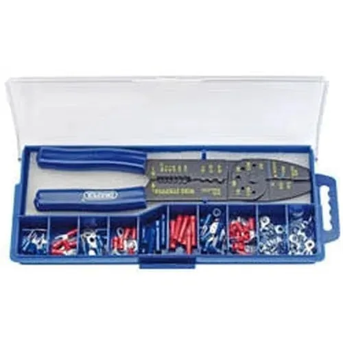 Draper 13658 5 Way Crimping Tool & Terminal Kit, 240Mm Dr-13658