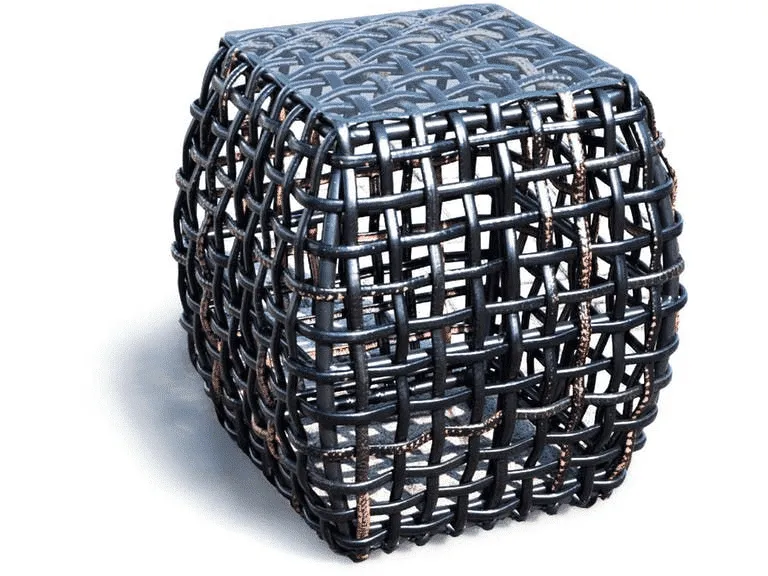 Dune Road Outdoor Side Table w/Glass