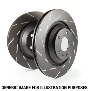 EBC USR Slotted Rear Brake Rotors (Pair) for Honda S2000 '00-09