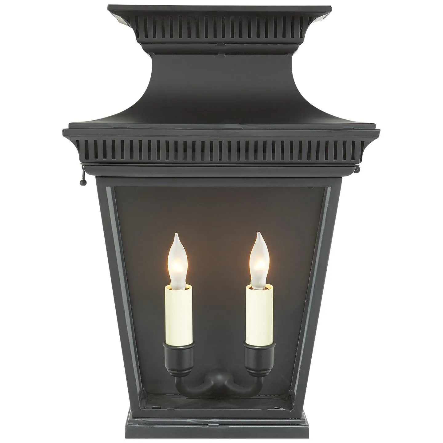 Elsinore 3/4 Wall Lantern in Black