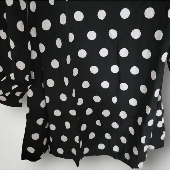 Faithfull the Brand Isobel Sweetheart Long Sleeve Mini Dress US Size 4 Small