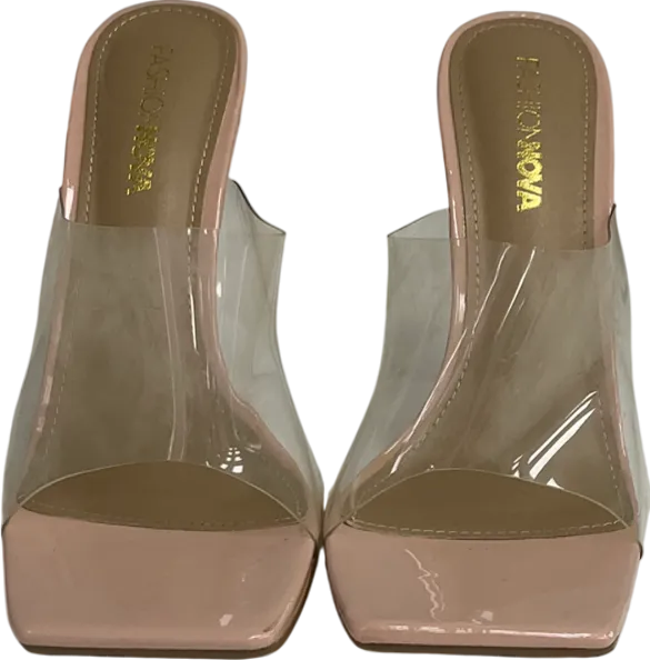 Fashion Nova Pink My Game Heels UK 8.5 EU 41.5 👠