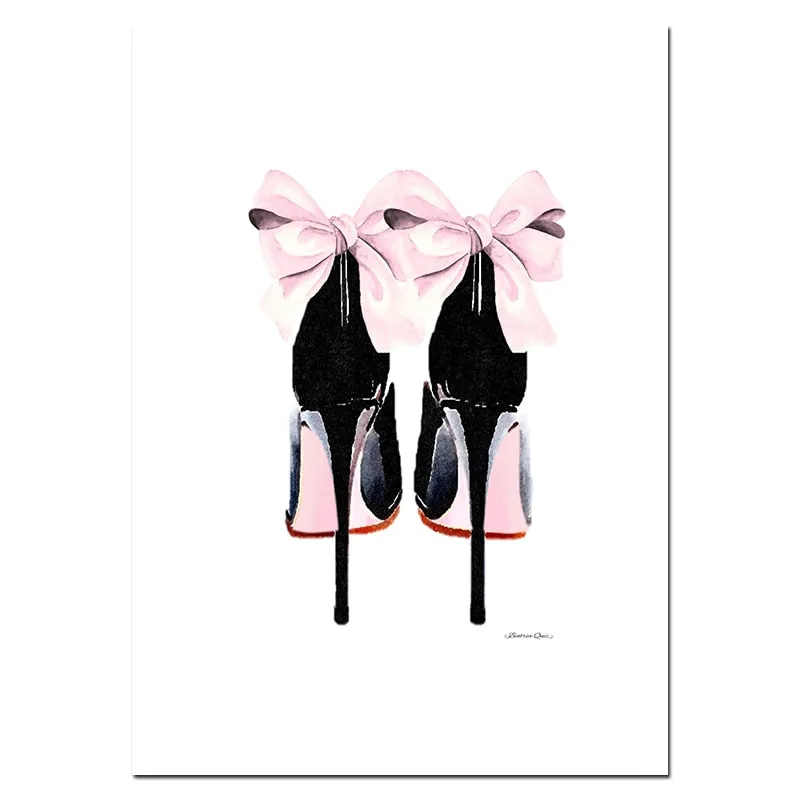 Fashion Wall Art Perfume Lips Wall Art