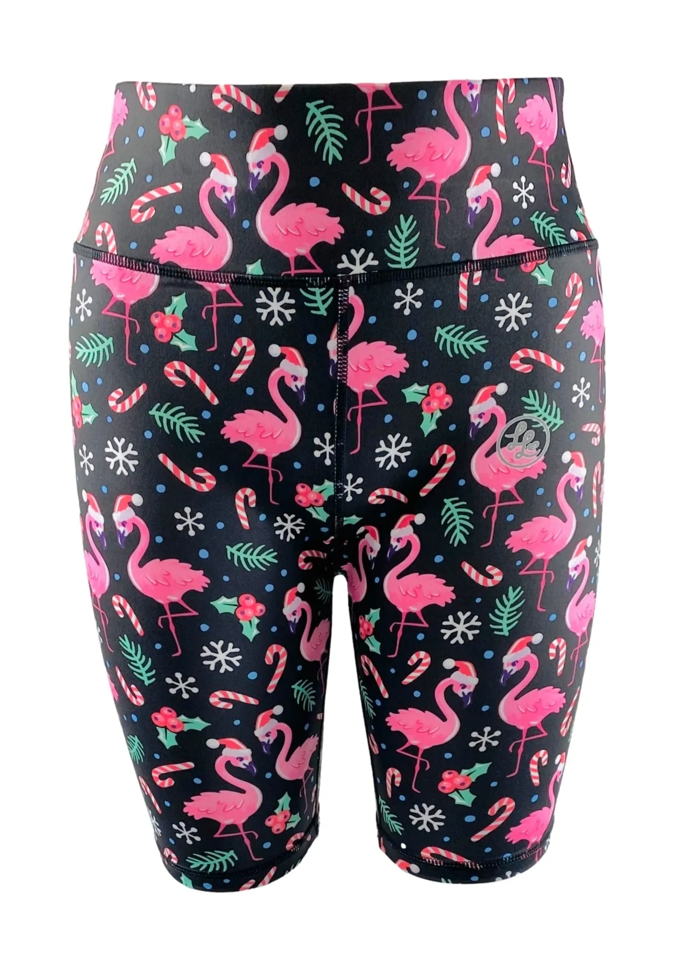 Festive Flamingos ACTIVE Shorts