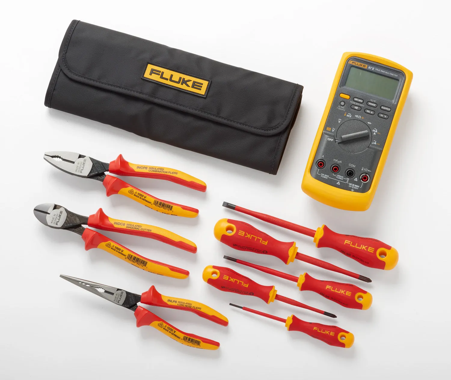 Fluke IB875K 87V Multimeter   Insulated Hand Tools Starter Kit