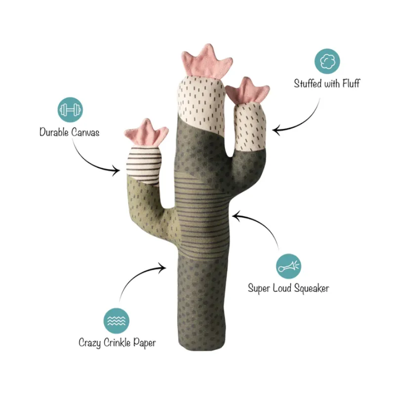 Fringe Studio - I Can Be Bit Prickly Canvas Dog Toy