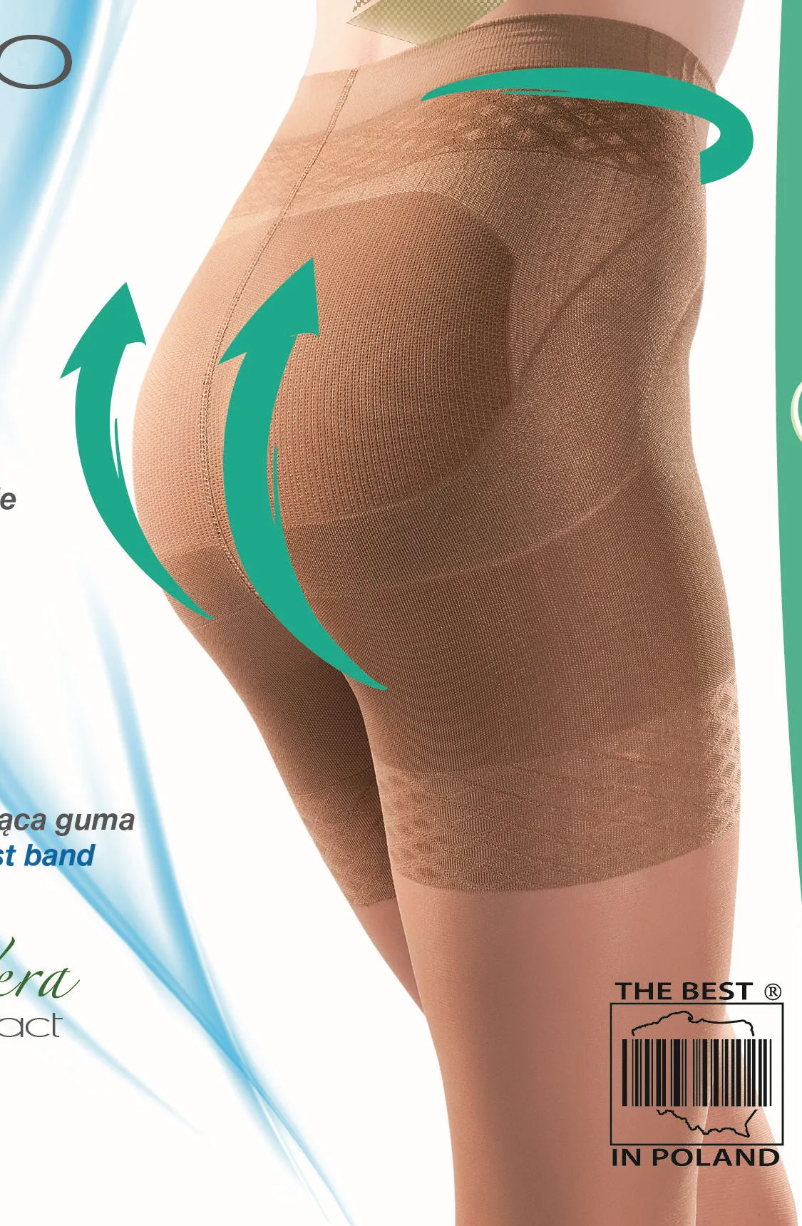 Gabriella Classic Push Up 128 40 Tights Mocca