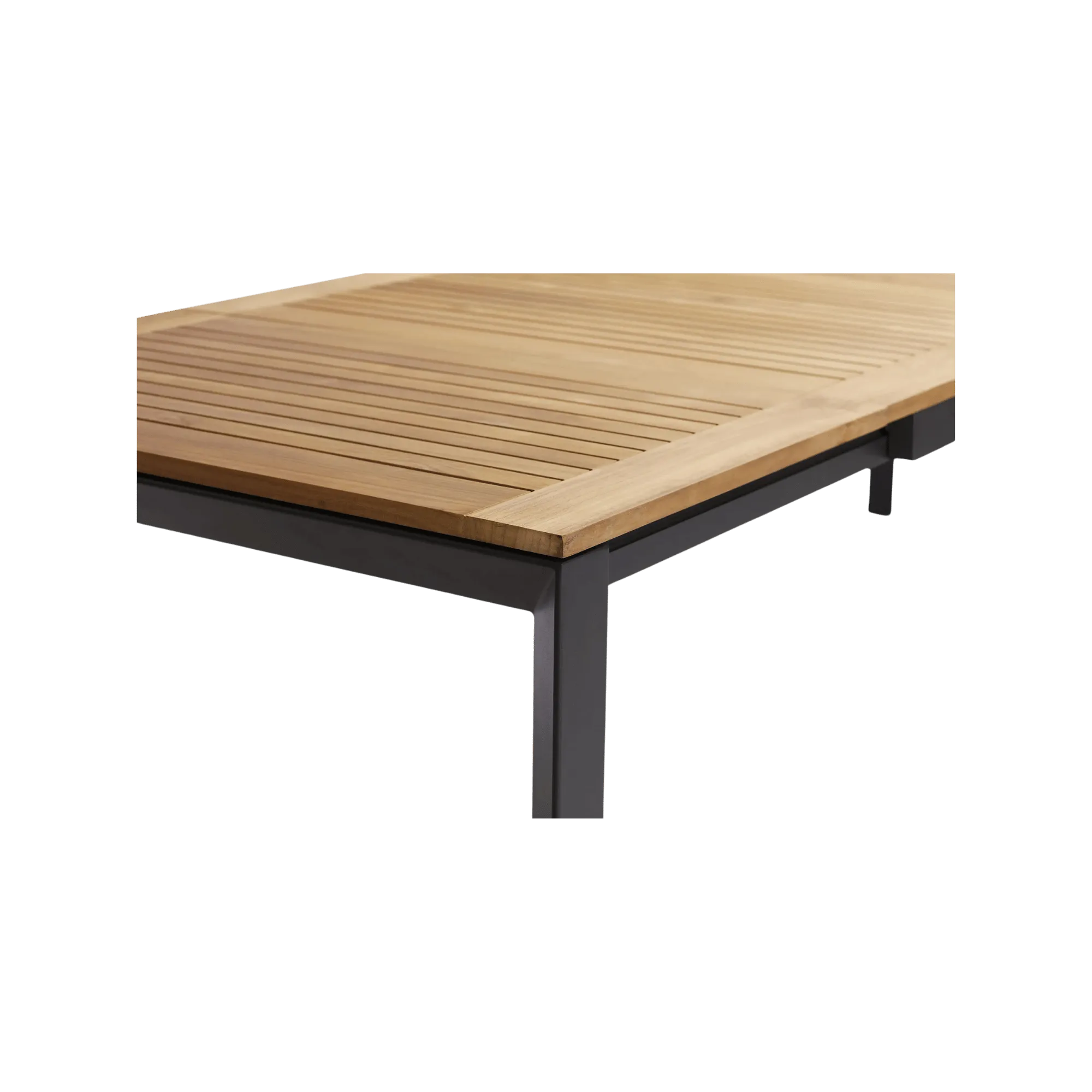 Grove Large Extension Outdoor Dining Table 220/280x100 - Charcoal