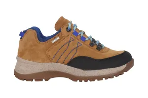 'H-Momo' women's wide fit (H) waterproof walking sneaker - brown