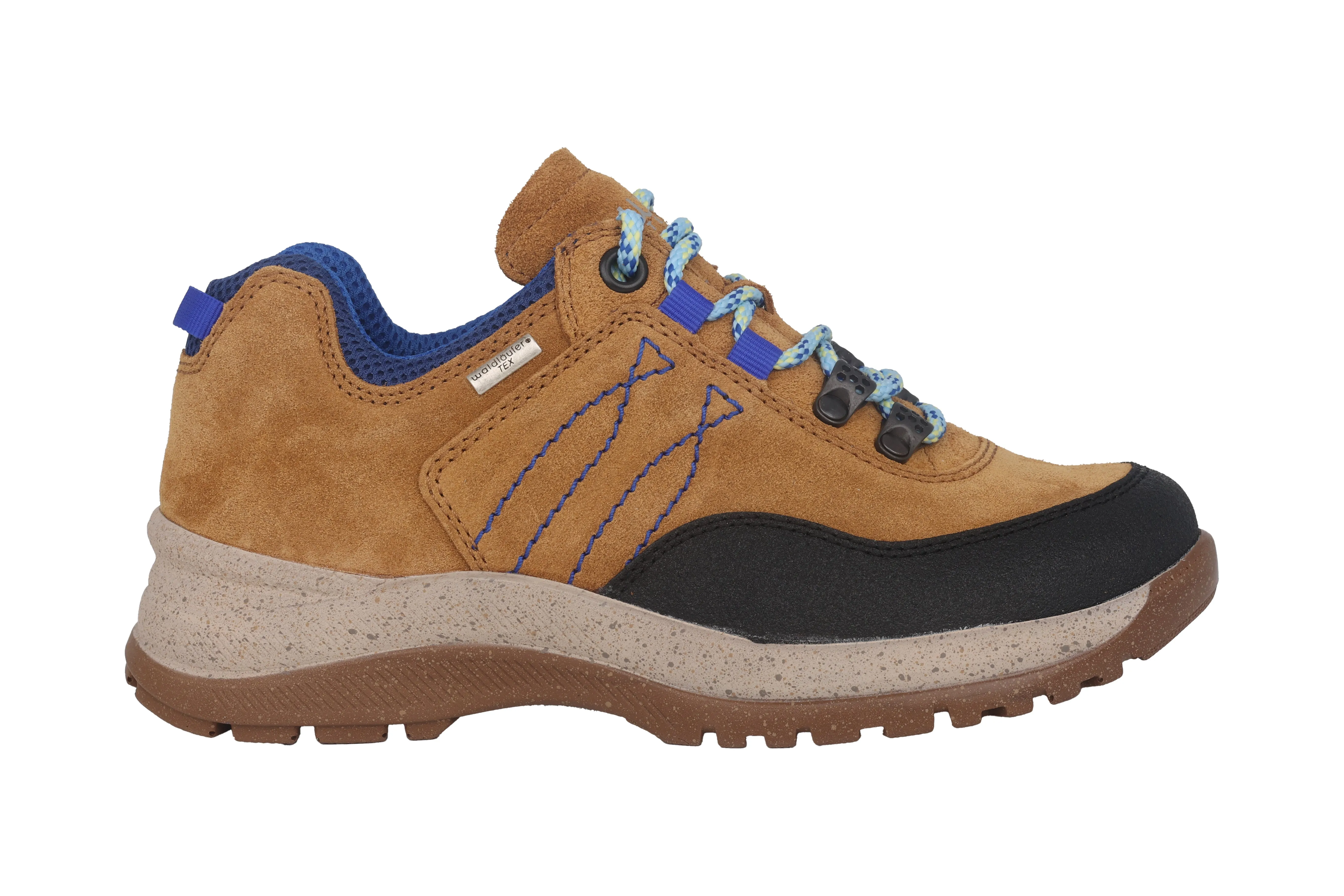 'H-Momo' women's wide fit (H) waterproof walking sneaker - brown