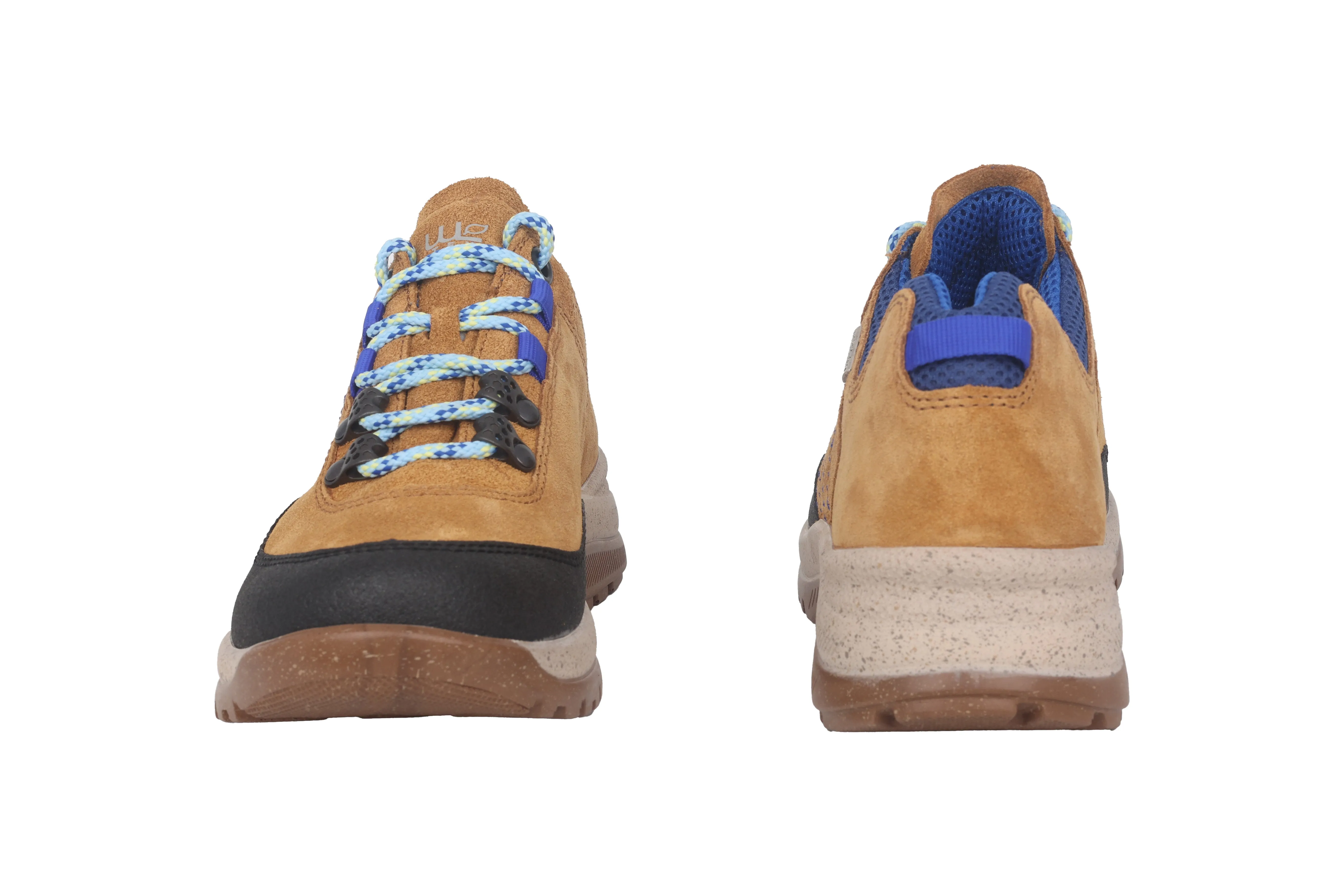 'H-Momo' women's wide fit (H) waterproof walking sneaker - brown
