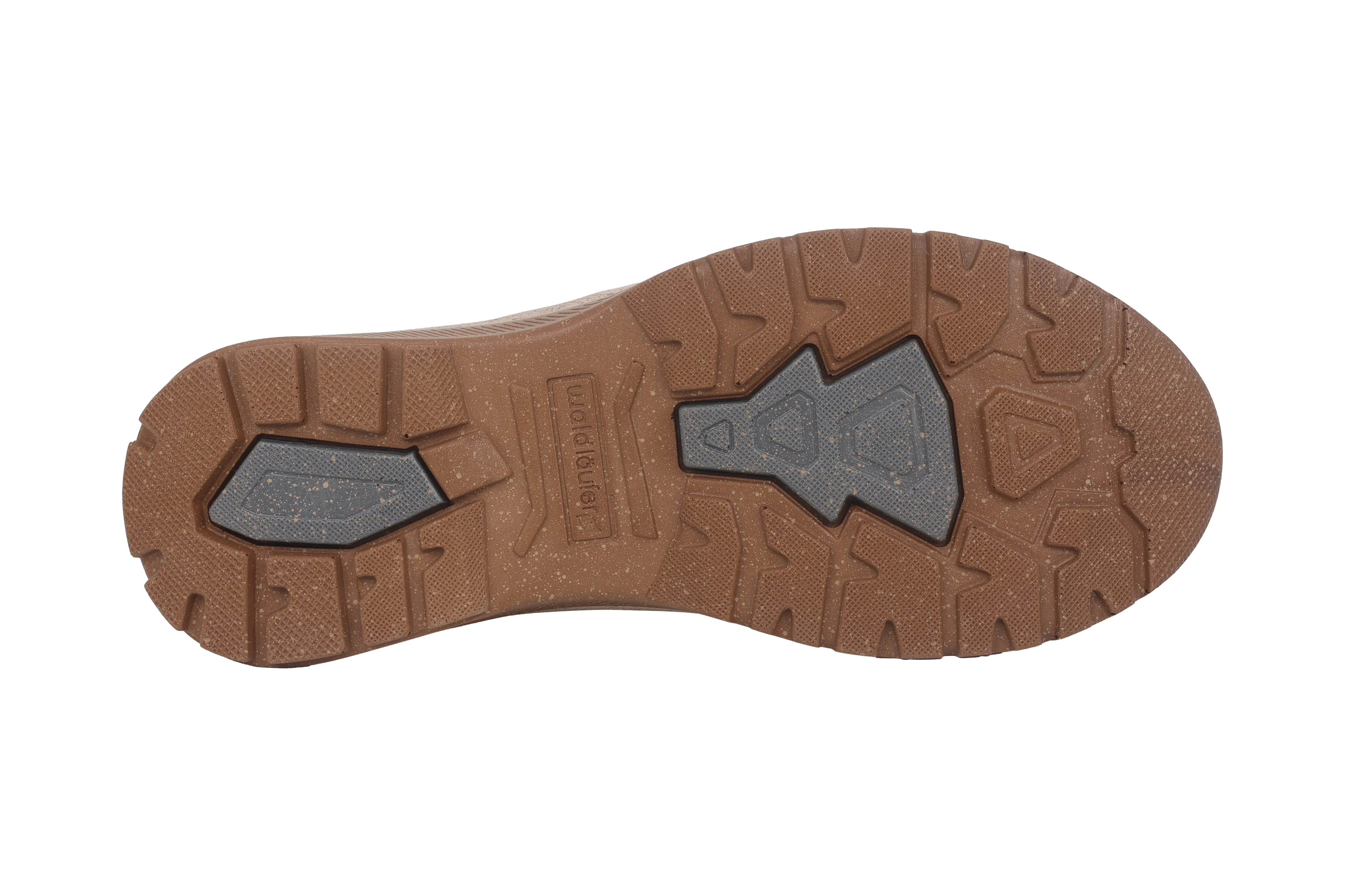 'H-Momo' women's wide fit (H) waterproof walking sneaker - brown