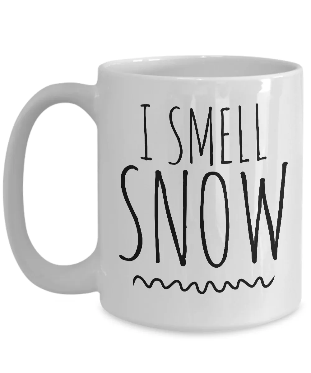 I Smell Snow Mug Ceramic Coffee Cup
