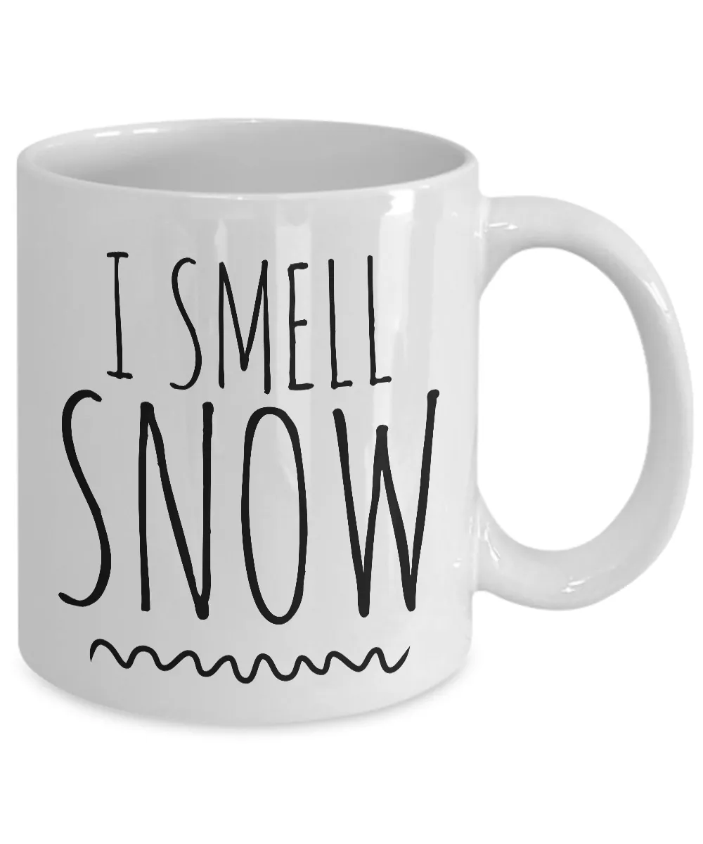 I Smell Snow Mug Ceramic Coffee Cup
