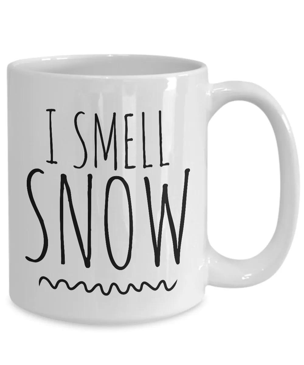 I Smell Snow Mug Ceramic Coffee Cup