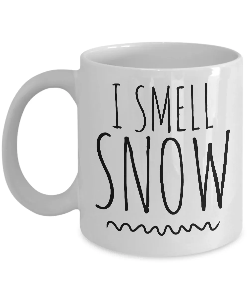 I Smell Snow Mug Ceramic Coffee Cup