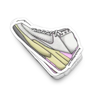 Jordan 2 "Soft Pink" Sneaker Sticker