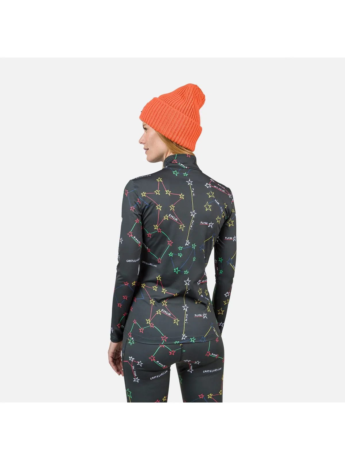 Koszulka Rossignol W Booster 1/2 Zip Top czarny