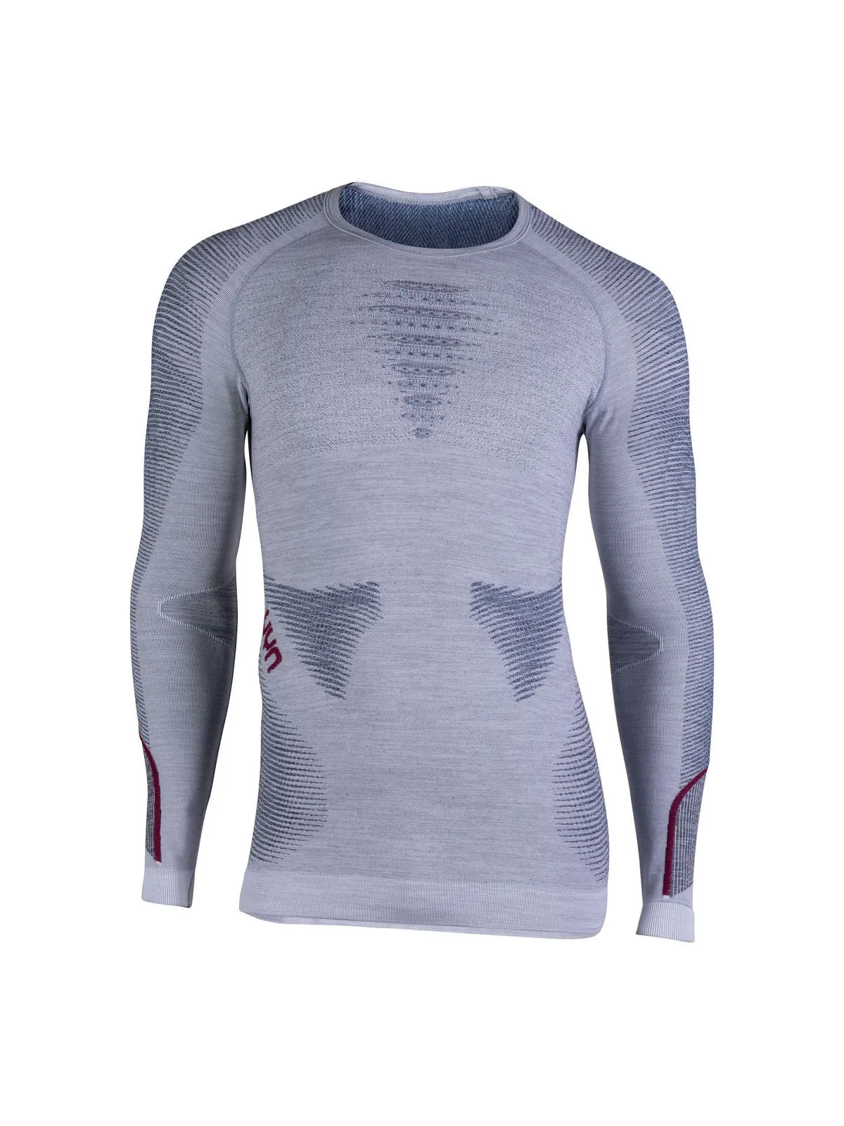 Koszulka UYN Ambityon Uw Shirt Lg Sl. Melange biały