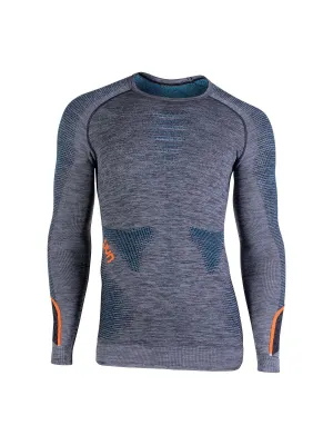 Koszulka UYN Ambityon Uw Shirt Lg Sl. Melange czarny