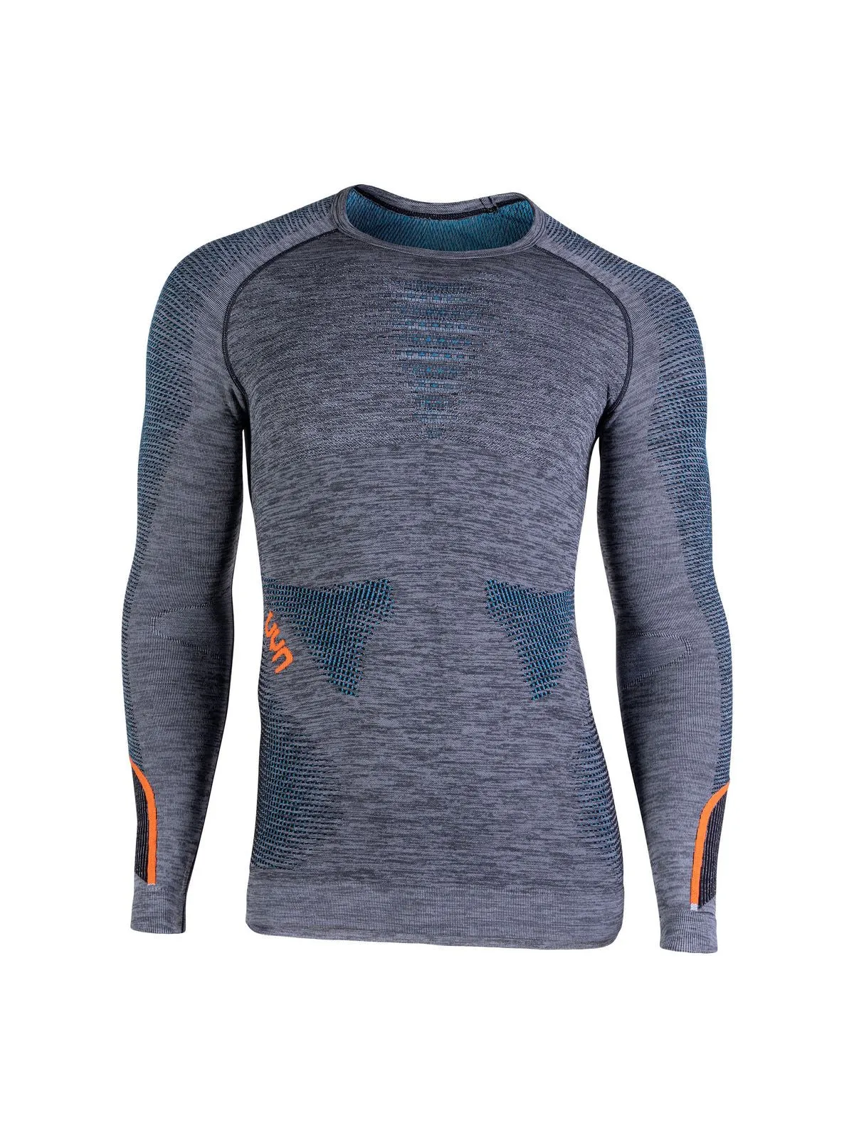 Koszulka UYN Ambityon Uw Shirt Lg Sl. Melange czarny