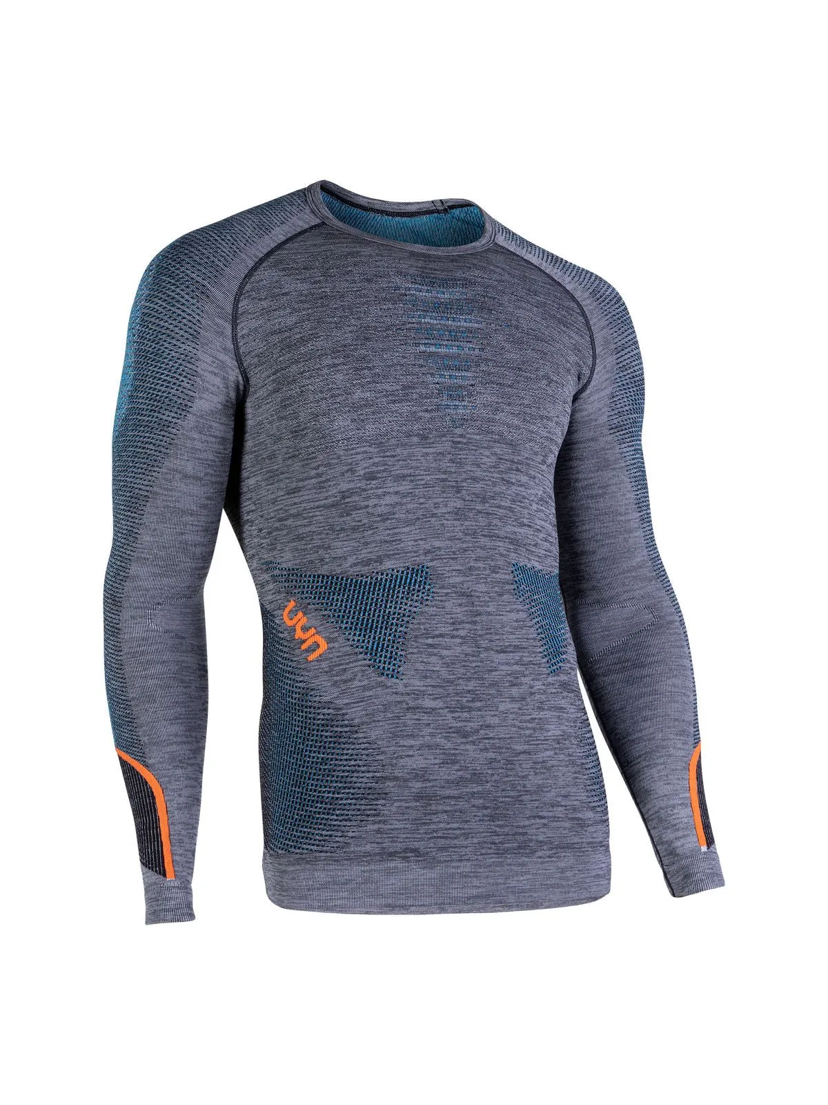 Koszulka UYN Ambityon Uw Shirt Lg Sl. Melange czarny