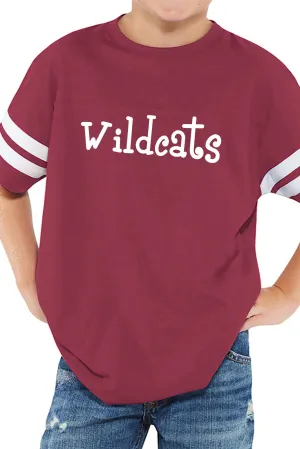 L.A.T. Youth Fine Jersey Varsity Tee, Burgundy *Personalize It