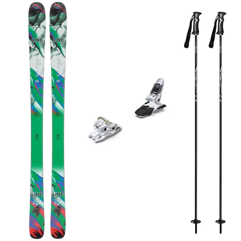 Line Pandora 84 Skis with Tyrolia Attack 11 Womens Ski Package