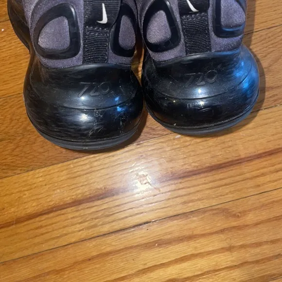 Little boys black sneakers