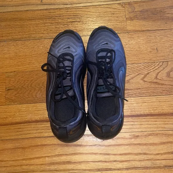 Little boys black sneakers