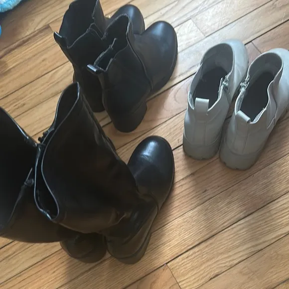 Little girls boots &amp; booties 3 pairs MIA boots bundle