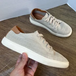 Lucky Brand Leigan Cream Beige Sneakers Size 7