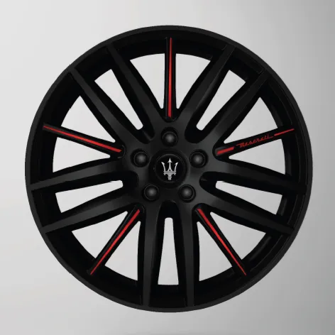 Maserati Proteo (Matte Black&Red) For Quattroporte or Ghibli