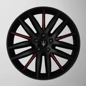 Maserati Proteo (Matte Black&Red) For Quattroporte or Ghibli