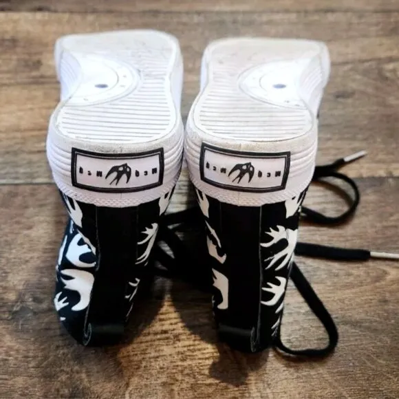MCQ By Alexander McQueen Swallow Vulc High Top Sneakers Shoes