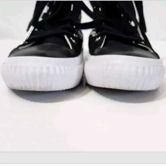 MCQ By Alexander McQueen Swallow Vulc High Top Sneakers Shoes