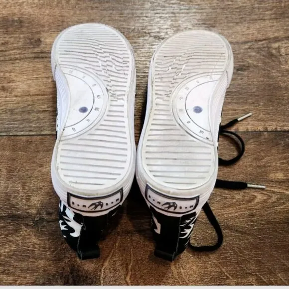 MCQ By Alexander McQueen Swallow Vulc High Top Sneakers Shoes