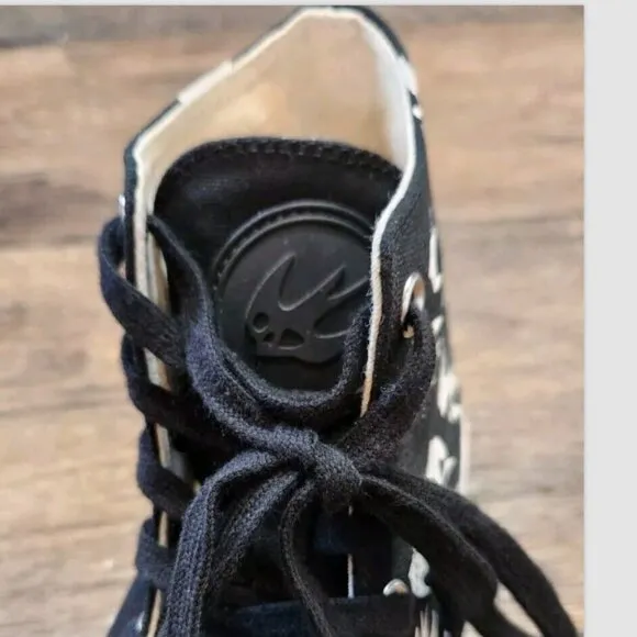 MCQ By Alexander McQueen Swallow Vulc High Top Sneakers Shoes