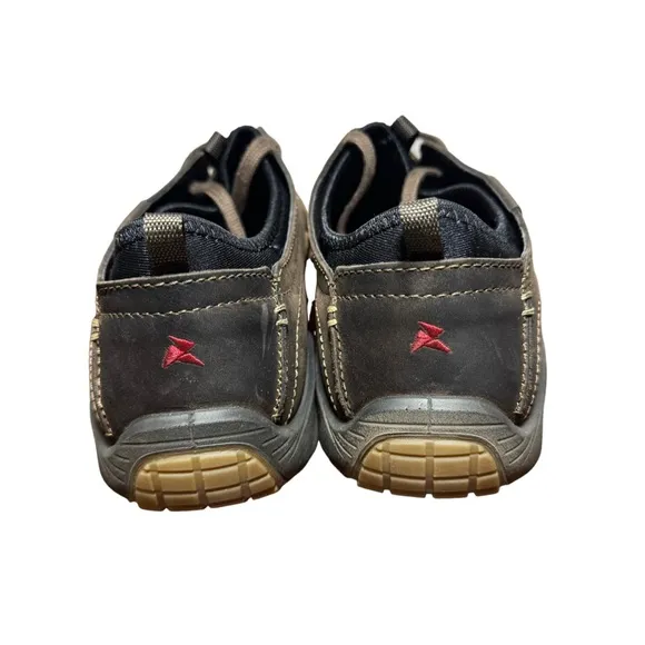 Men’s brown leather Ecco sneakers size 45 USA 11-11.5
