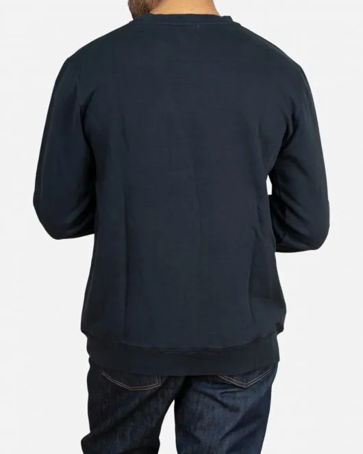 Mens logo crew - Navy