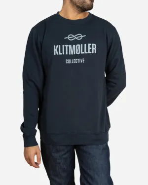 Mens logo crew - Navy