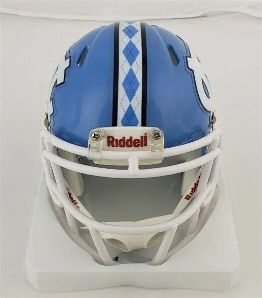Michael Carter Signed North Carolina Tar Heels Speed Mini Helmet (Beckett Holo)