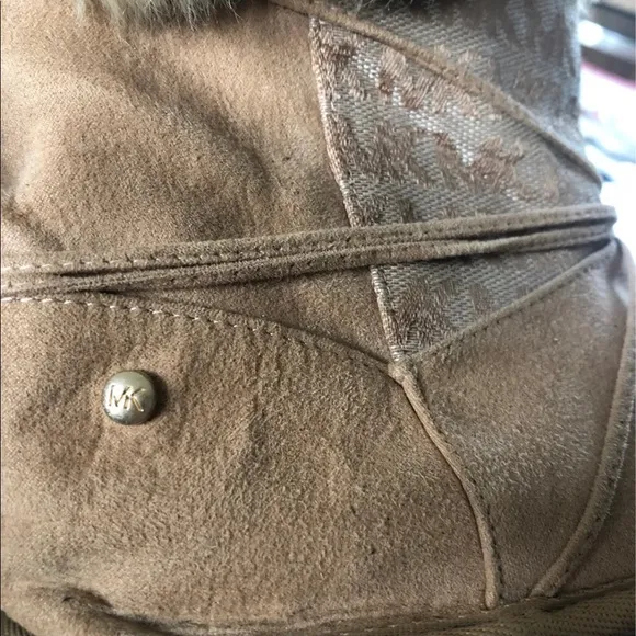 Michael Kors boots with pom poms youth Size 3