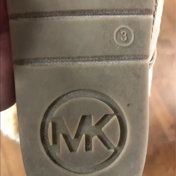 Michael Kors boots with pom poms youth Size 3